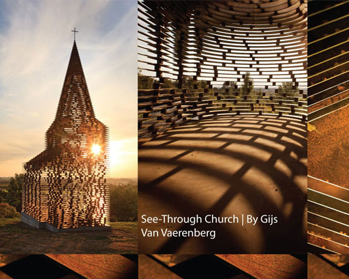 Reading In-Between The Lines: See-Through Church Belgium