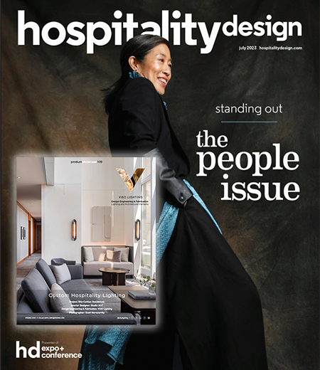Custom VISO Wall Sconces at the Ritz-Carlton Featured in HD Magazine